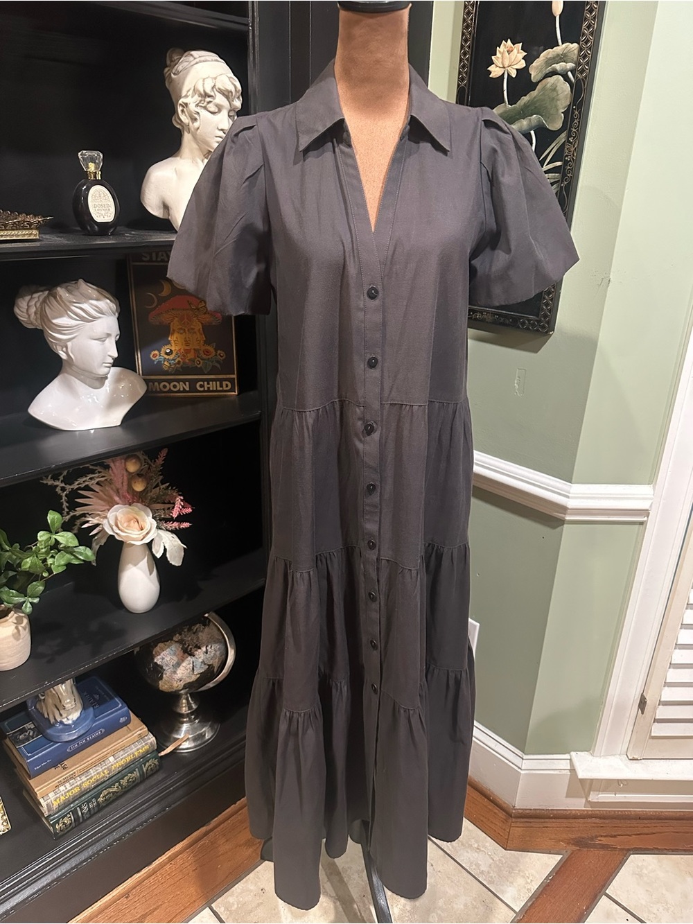 Brochu Walker Havana Dress – Deep Brown – Size Small